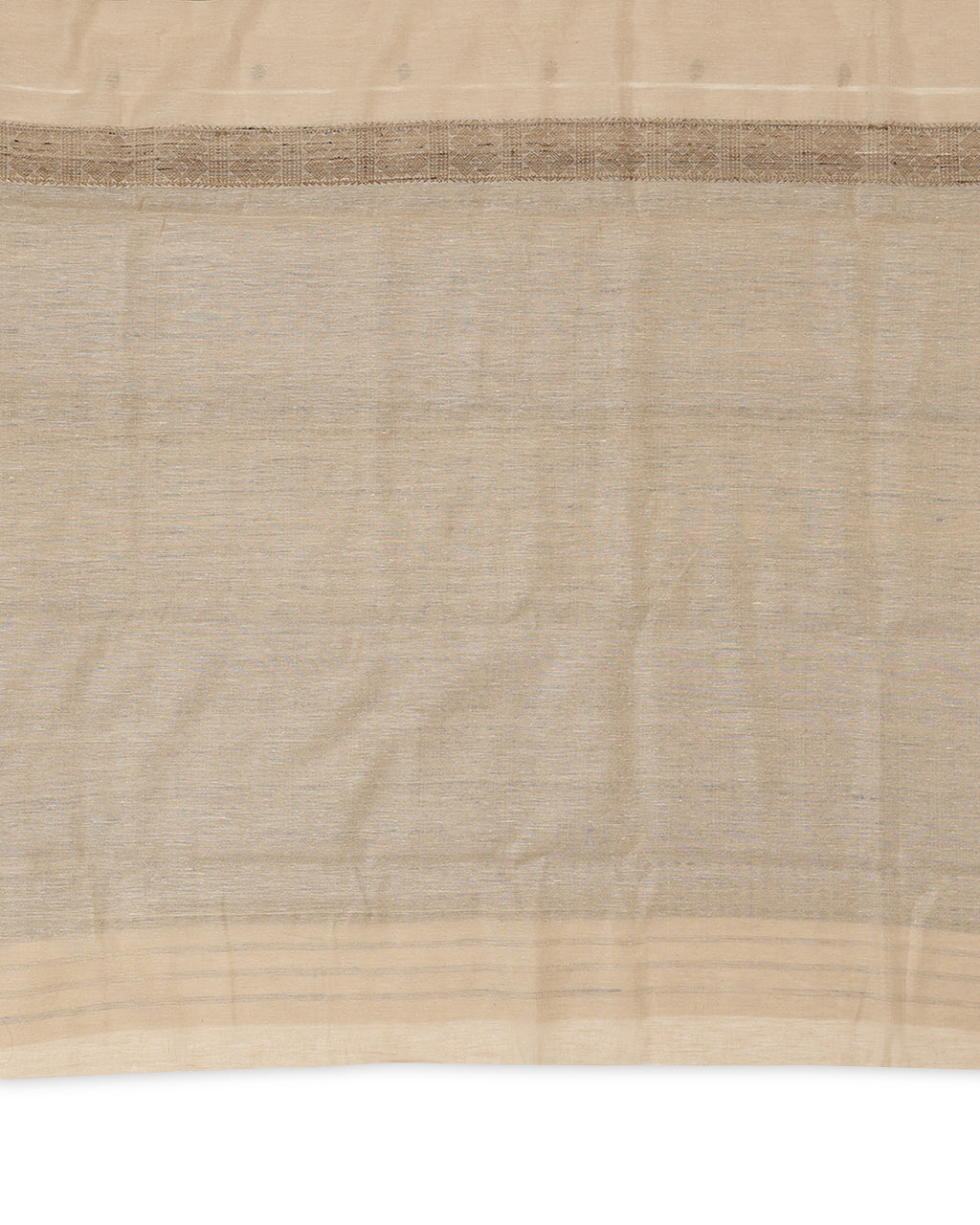 Mandakini beige Raw mulberry Eri silk saree