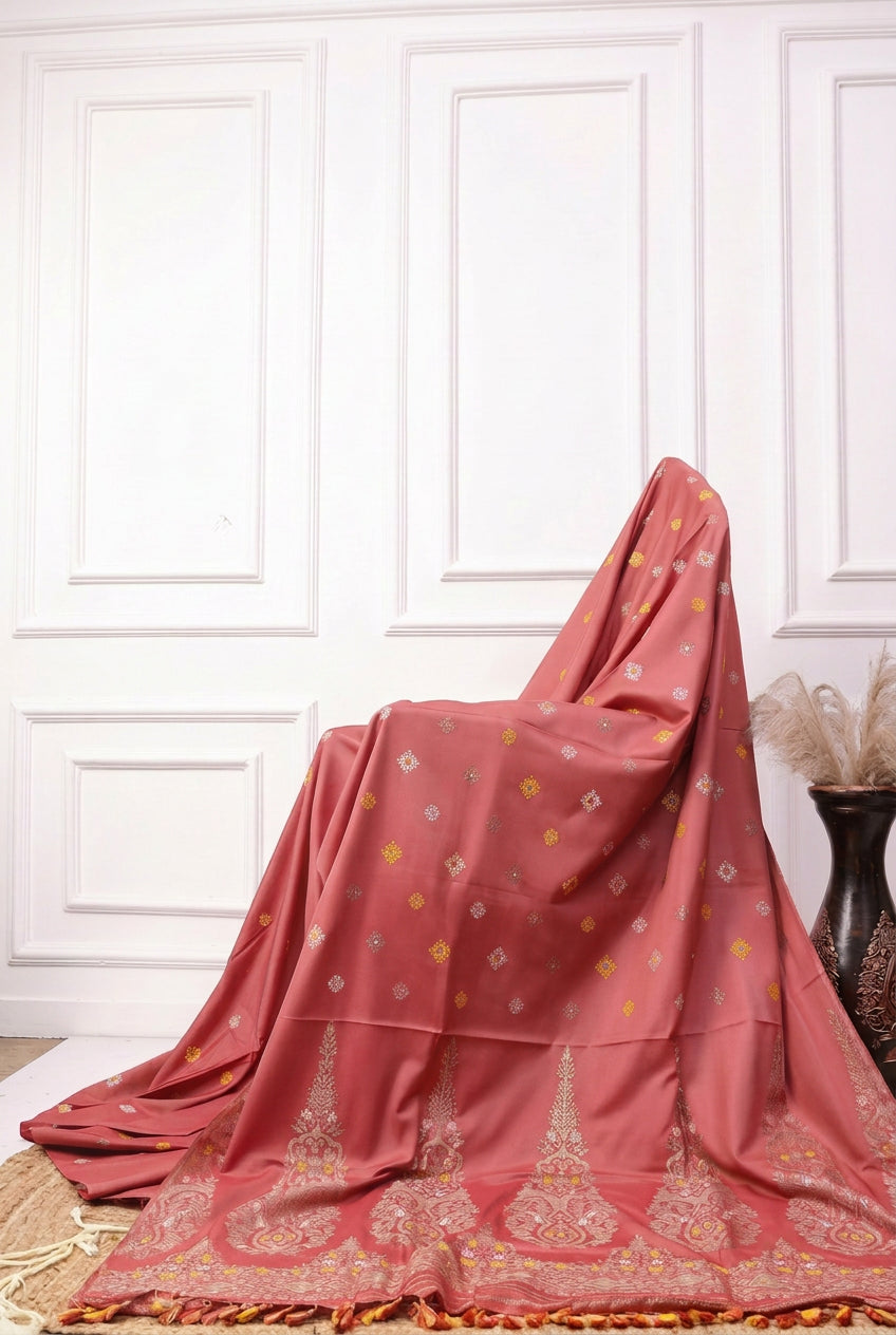 Yamuna Manjistha Eri silk saree