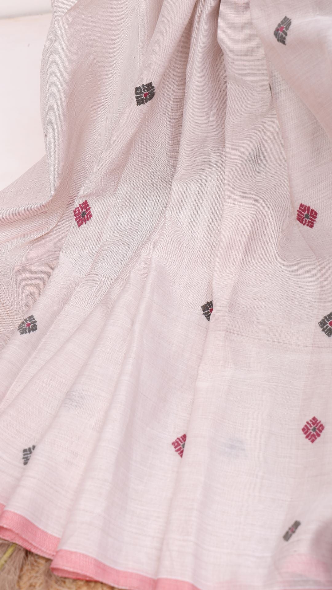 Lavender Cotton silk saree