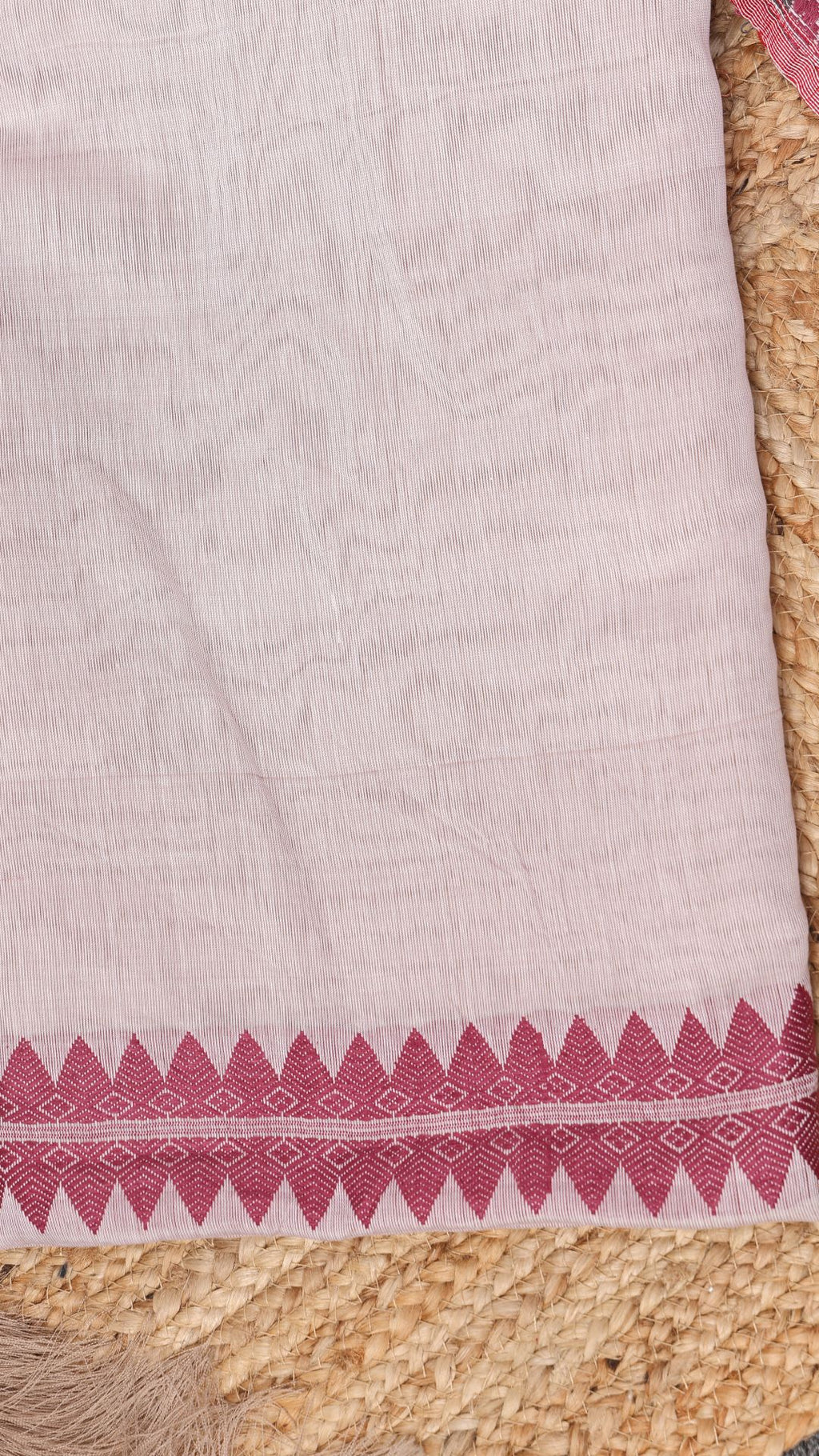 Lavender Cotton silk saree