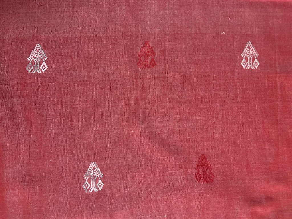 Rukhma pink cotton saree