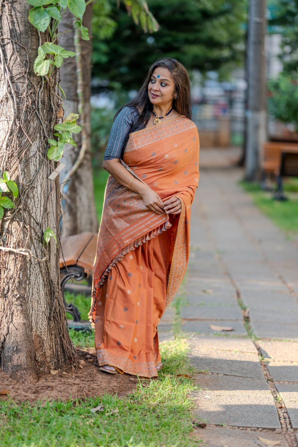 Aruna naturally dyed Eri saree