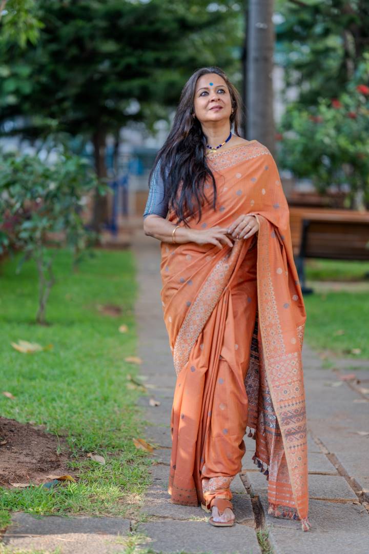 Aruna naturally dyed Eri saree