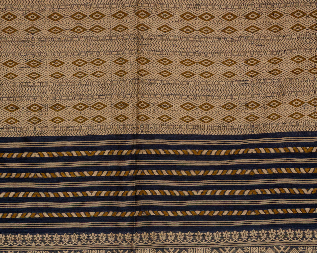 Indira indigo Eri nuni silk saree