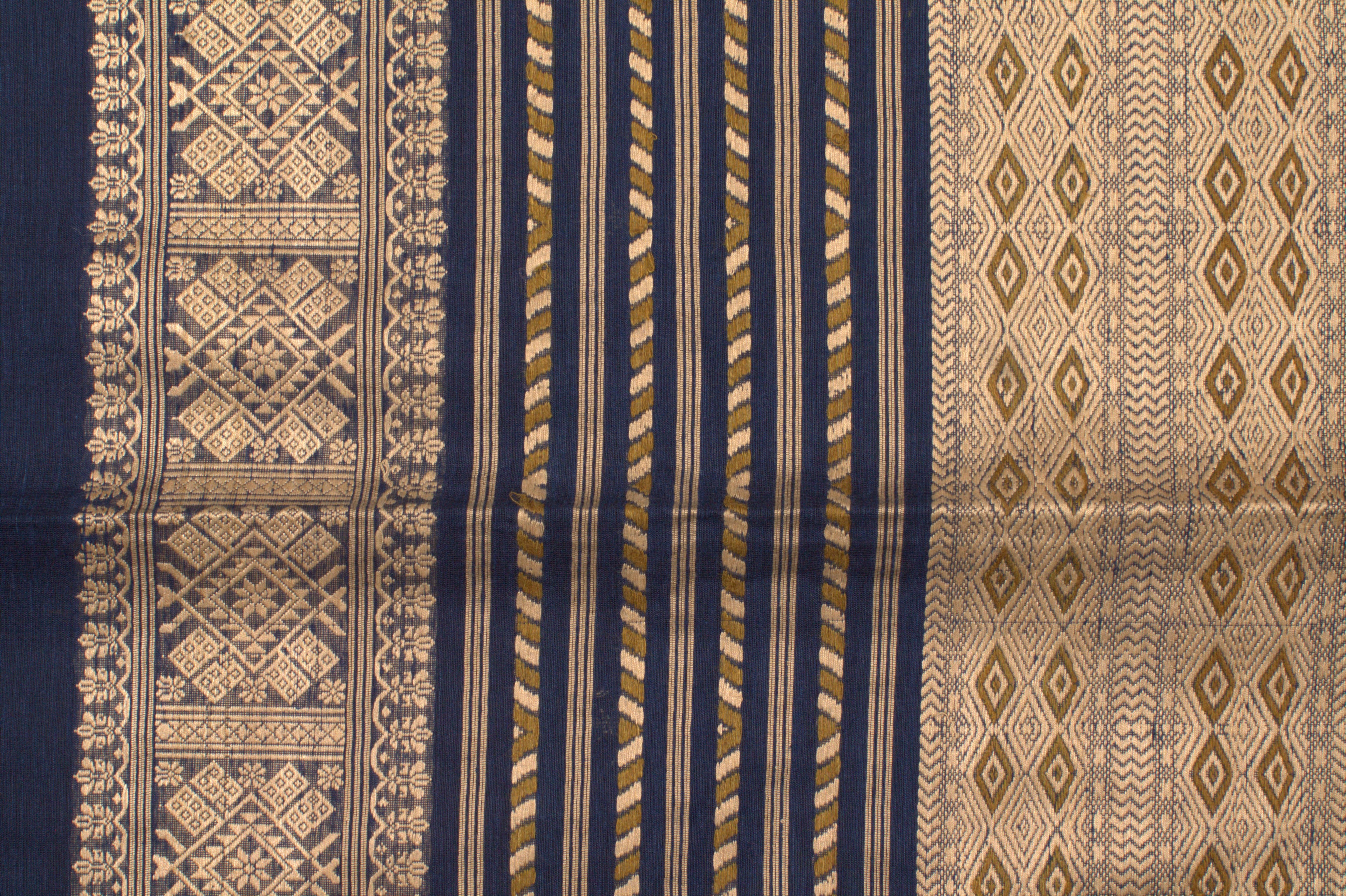 Chennama indigo Eri Nuni silk saree