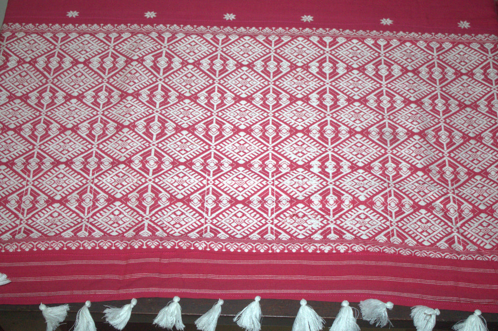 Pritilata pink Chhaya fine cotton saree