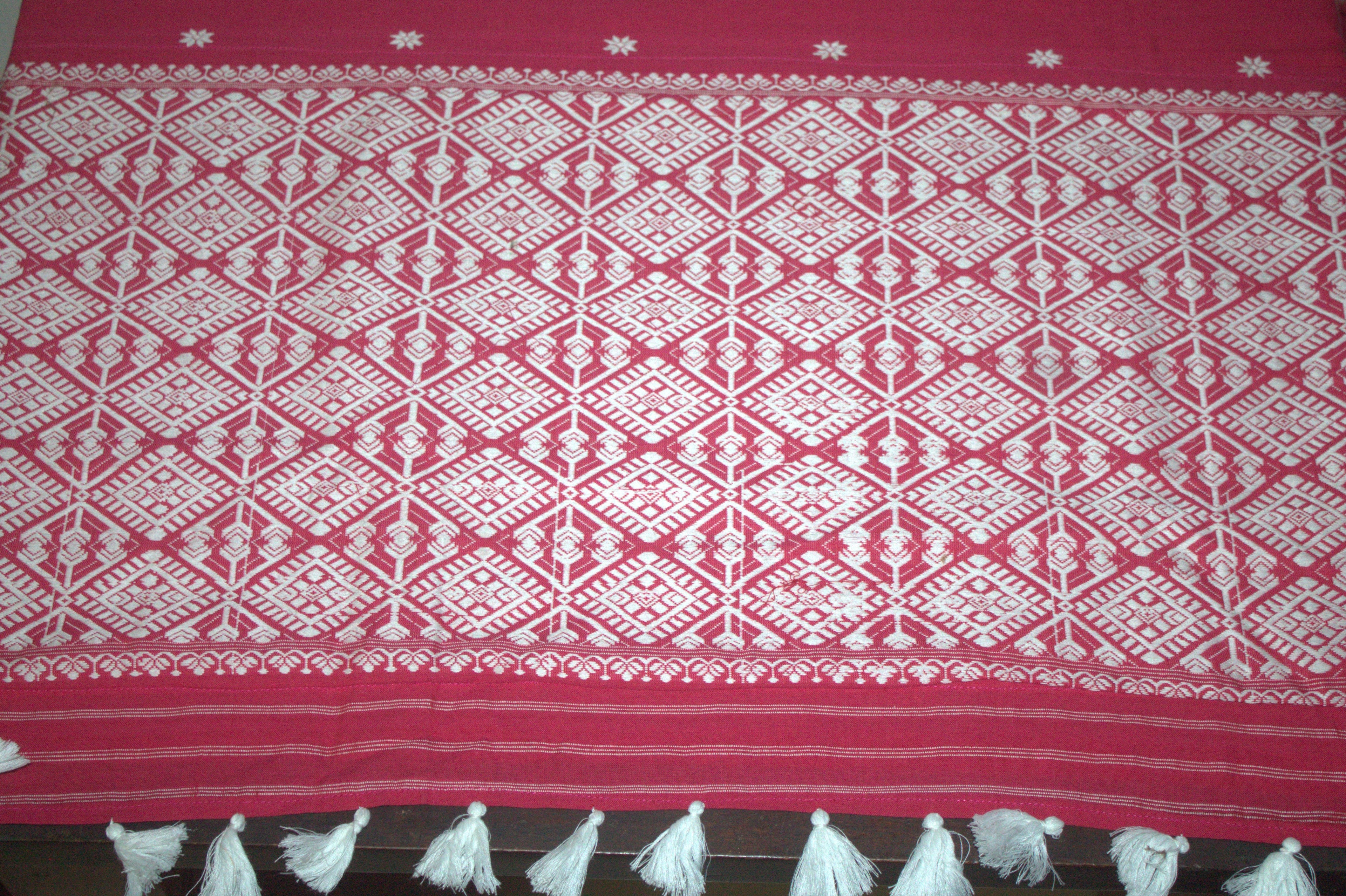 Pritilata pink Chhaya fine cotton saree