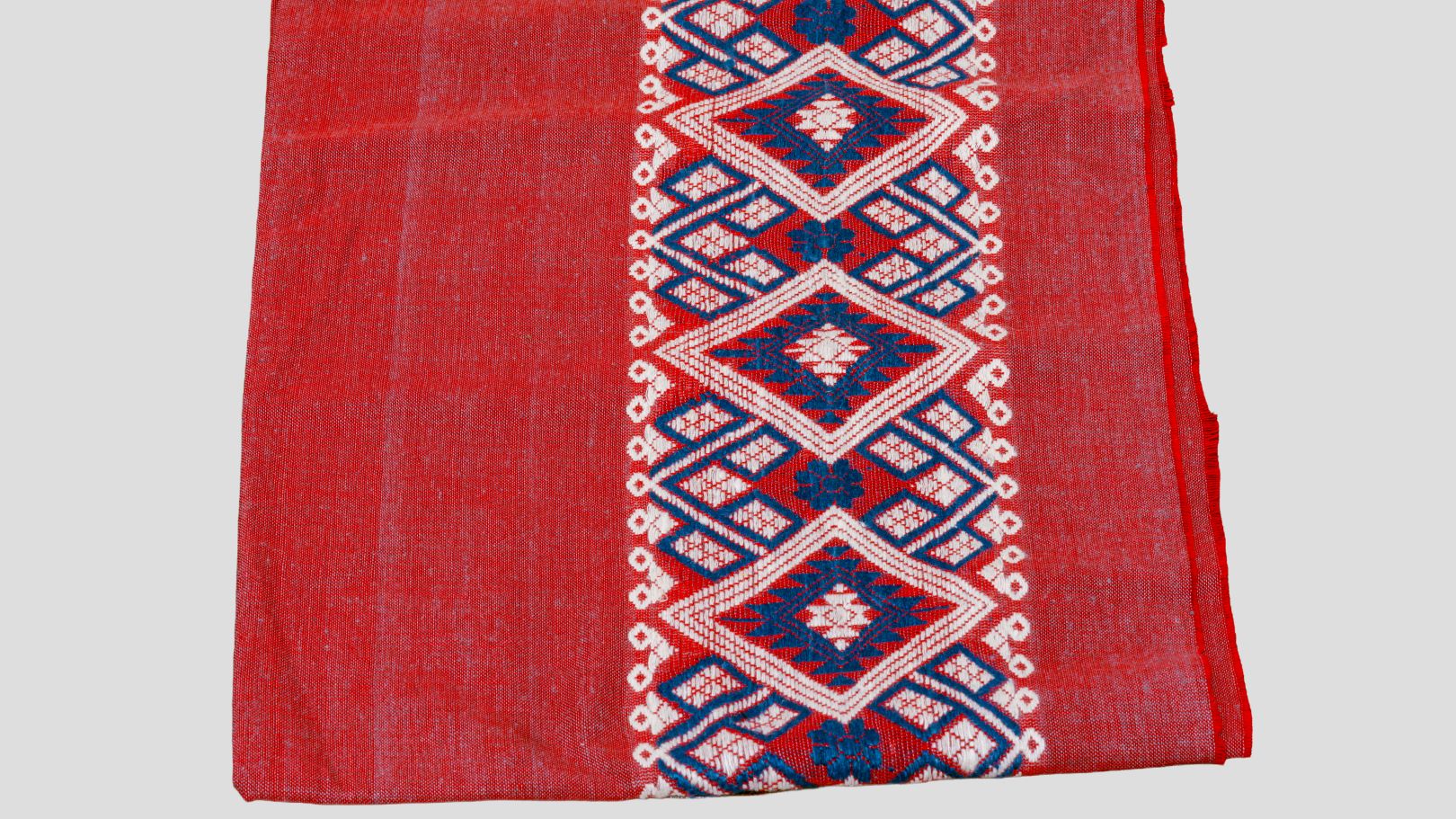 Plum eri silk by cotton mekhela sador