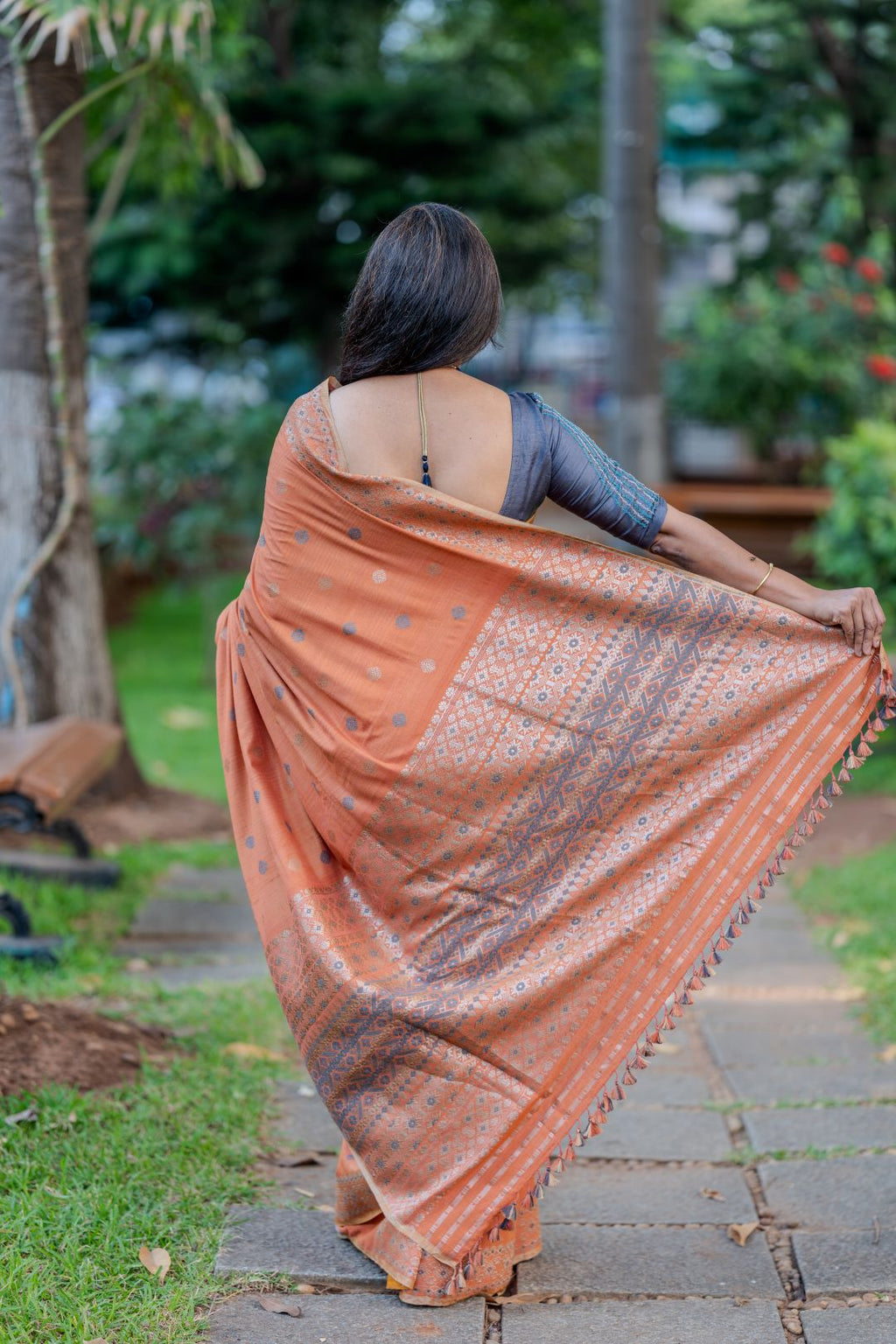 Aruna naturally dyed Eri saree