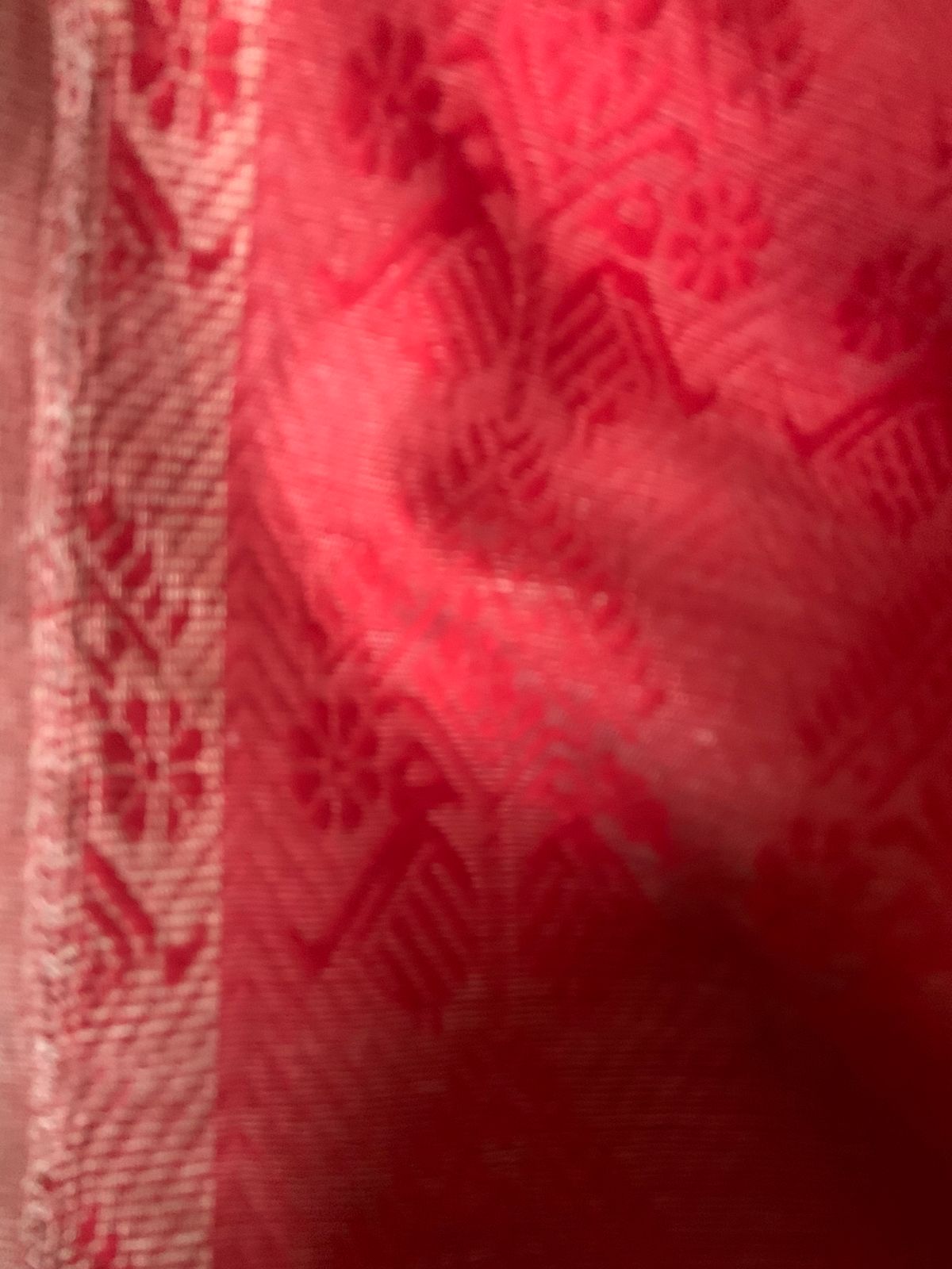 Rukhma pink cotton saree
