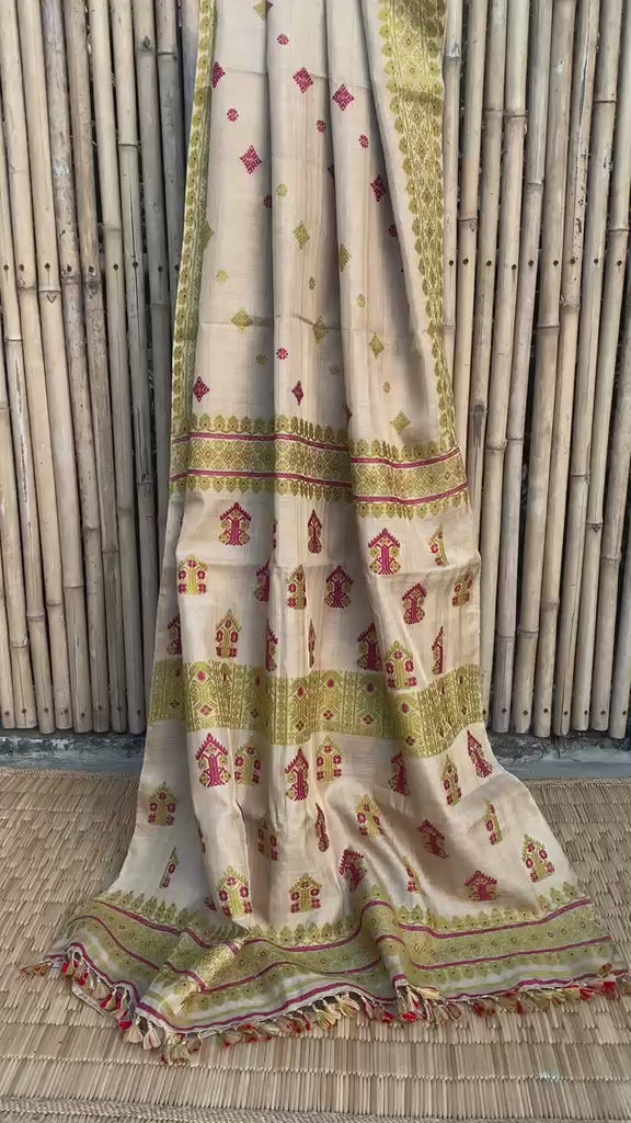 Seuji Muga saree