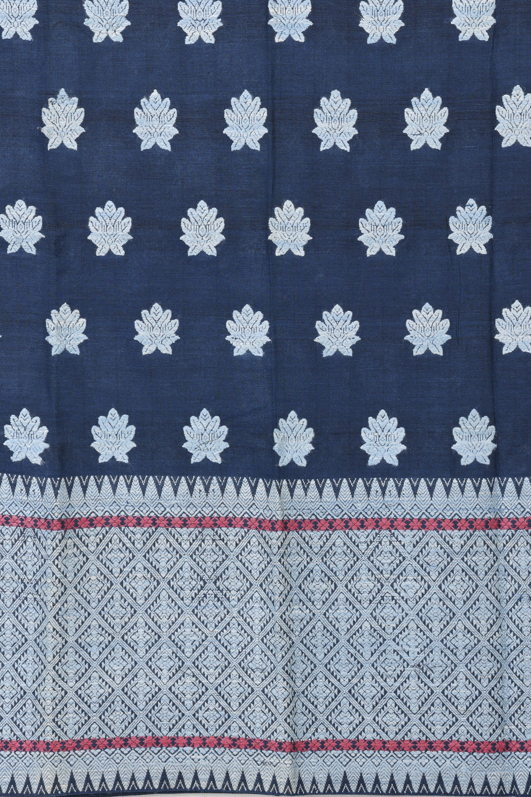 Kanaklata Indigo Eri cotton Mekhela sador